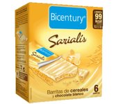 Barritas de Cereales y Chocolate Blanco Saciantes 160g Bicentury