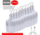 Portable Camping Lights Rechargeable lamp Led Light Lantern Emergency Bulb High Power Tents Lighting Flashlight Equipment Bulb
