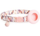 Adjustable Neck Belt Dog Cat Bell Pet Collar With Silicone Airtag Protective Case