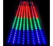 30CM LED Meteor Shower Rain Lights Waterproof Falling Raindrop Fairy String Light for Christmas Holiday Party Patio Decor