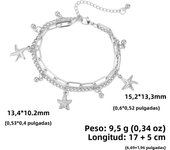 Stainless steel starfish shell pendant bracelet women's bohemian ocean beach jewelry give friends anniversary jewelry gifts