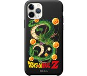 Funda original compatible con iPhone 11 Pro Negro con un diseño de Dragon Ball Z Shenron y Bolas
