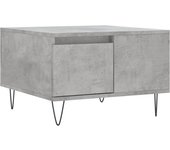vidaXL Mesa de centro madera contrachapada 55x55x36,5 cm Blanco, Negro, Blanco brillante Mesita de Salón o Comedor o Auxiliar Mesa de Café Meuble Salón
