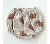 Adorable Newborn Baby Shorts Vintage Linen Cotton Infant Bloomer Kids Short Pants Toddler Girls Clothing Soft Breathable Child