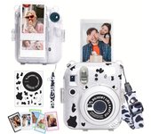 8-Piece Camera Case Set for instax Mini 12 with Upgraded Photo Storage Bag, DIY Stickers, Mini Photo Frame, Hard PC - No Camera