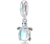 Summer 925 Silver Color Shell Pearl Fishtail Luminous Ocean Series Charms Beads Fit Pandora 925 Original Bracelets DIY Jewelry