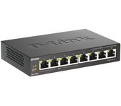 Switch d-link dgs-1008p 8 puertos/ rj-45 gigabit 10/100/1000/ poe