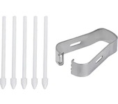 Touch Stylus S Pen Tips Replacement Nibs With Clip For Samsung Galaxy S24 S24Ultra Tab S9 S9U S9FE S Pencil Metal Spare Nib