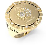 Guess Anillo Mujer All Of Us De Acero Dorado Talla Europea 52 Talla España