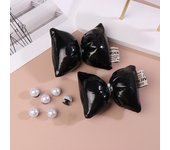 Multiple Colors Bow Shoe Accessories Fashion Elegant Shoe Charms For All-match Vintage Shoe Buckle Decorations Cute Bowtie