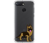 Funda Silicona Antigolpes para Xiaomi Redmi 6 diseño Perros 03 Dibujos