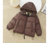 Winter Children's New down Jacket Black Gold Children's down Jacket Thickened Middle and Large Children's White Duck down Jacket