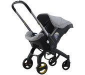 YAZOCO - Cochecito de bebé 4 en 1, carrito multifuncional de paisaje alto, puede sentarse, ligero, reclinable, plegable