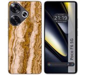 Tumundosmartphone Funda Silicona para Xiaomi Poco F6 5G diseño Mármol 10 Dibujos