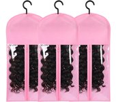 3 piezas de percha para Peluca, soporte para tensiones de Cabello, almacenamiento de pelucas para múltiples pelucas