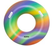 Bestway Flotador Hinchable con Asas Arcoiris D119 cm +12 Años Playa y Piscina 36352