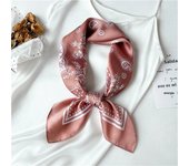 Women's Paisley Pattern 70 Silky Texture Basic Retro Bohemian Style Headband Small Square Scarf