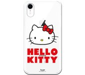 Funda original compatible con iPhone XR con un diseño de Hello Kitty Logo