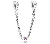 Charm Pandora Cadena de seguridad Lazos Brillantes 797245NRPMX-07