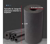 6-32MM Rubber Sponge Tube Air Conditioner Solar Water Heater Water Pipe Sleeve 1.8m Thermal Insulation Thermal Insulation Pipe