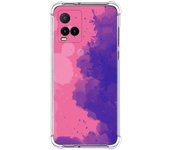 Funda Silicona Antigolpes para Vivo Y21 / Y21s / Y33s diseño Acuarela 07 Dibujos
