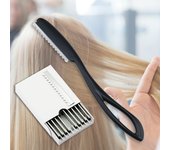 1 Thinning Razor 10 Blades Magnet Barber Thin Razor Safety Hairdressing Razor Salon Hair Cut Knife Safe Shaving Straight Shear