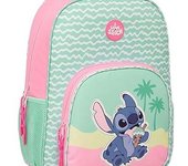 Mochila Escolar con Carro Safta Stitch Ice Cream 33x14x42 cm