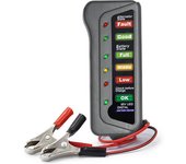 Comprobador de batería de coche de 12 V/comprobador de batería de vehículo eléctrico/motocicleta