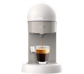 Cecotec 1595 Cumbia Capricciosa White. Cafetera express con 19 Bares de presión Apta para café molido y cápsulas monodosis ESE Depósito agua 600 ml Filtro apto lavavajillas