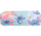 MINISO Stitch Pen Bag Stationery Box Disney Cartoon Large Capacity Pencil Case Cute Anime Pencil Bag  Student Storage Bag
