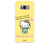 Funda original compatible con Samsung Galaxy S8 - Hello Kitty fondo amarillo