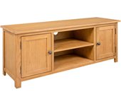 Mueble TV combinadoMueble para el televisor madera maciza de roble 110x35x44 cm