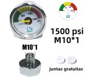 Manometer Pressure Gauge Mini Micro 25mm/1inch Gage Compressed Air Hand Pump Diving HPA Regulator M8*1 M10*1 1/8NPT 1/8BSPP