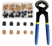 High Heel Replacement Tips, Shoe Heel Repair,40 Pairs of Heel Caps in 2 Colors with Removal Pliers