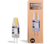 Barcelona LED Bombilla LED G4 bi-pin siliconada 12V AC/DC - 2W