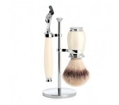 Set Afeitado Mühle Brocha Afeitar & Maquinilla Gillette® Fusion® Serie Purist Marfil