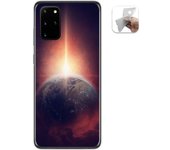 Tumundosmartphone Funda Gel Tpu para Samsung Galaxy S20+ Plus diseño Tierra Dibujos