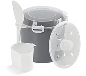 Cocedor arroz y cereales para microondas metaltex