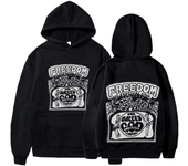 Classic Freedom Hoodies  Apparel  Camisa  Sweatshirt Customized  Hoodied Pullover  Hoodie Harajuku