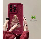 Cartoon Christmas Tree TPU PhoneCase for iPhone 16 15 Pro Max 11 12 13Mini 14Pro XSXR 7 8Plus Shockproof Screen Protector Casing