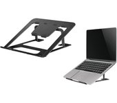 Neomounts NSLS085BLACK Soporte para portátil, 10-17 pulgadas, máx. 5 kg, 6 posiciones de altura, plegable, negro