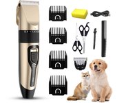 Dog Hair Clippers Electrical Pet Dog Clipper Grooming Trimmer Set For Cat Rabbit  Cordless USB Rechargeable Pet Shaving Machine