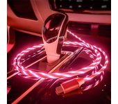 Streamer Charger Cable LED Light Up Lightning TypeC Cable USB Fast Charger Cord  for iPhone 14 13 12 11 Pro Max X XS iPad 9 mini