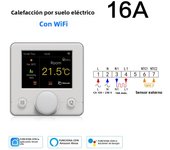 Tuya Smart Wifi Thermostat Electric Floor Heating Water Gas Boiler Termostato Digital Warm Underfloor Temperature Controller