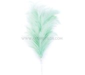 Montaje de Plumas de Cuello de Gallo para Decoración de Sombrero