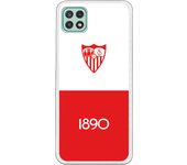 Funda original compatible con Samsung Galaxy A22 5G - Sevilla Rojiblanco 1890