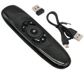 Voice Air Mouse C120 2.4G RF Smart Remote Control 7 Color Backlight Wireless Mini Keyboard for Android TV Box