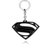 Bat Superman S Sign Metal Keychain Backpack Bag Decoration Pendant Necklace Men Boy Kids Fans Gift