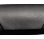 Estuche para gafas de sol de alta gama Estuche para gafas Funda abatible de cuero Estuche para gafas antipresión y anticaída - negro