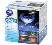 LAMPARA FLOTANTE SOLAR - 4 LED blancas y 4 LED de color - ref. 90173 - GRE